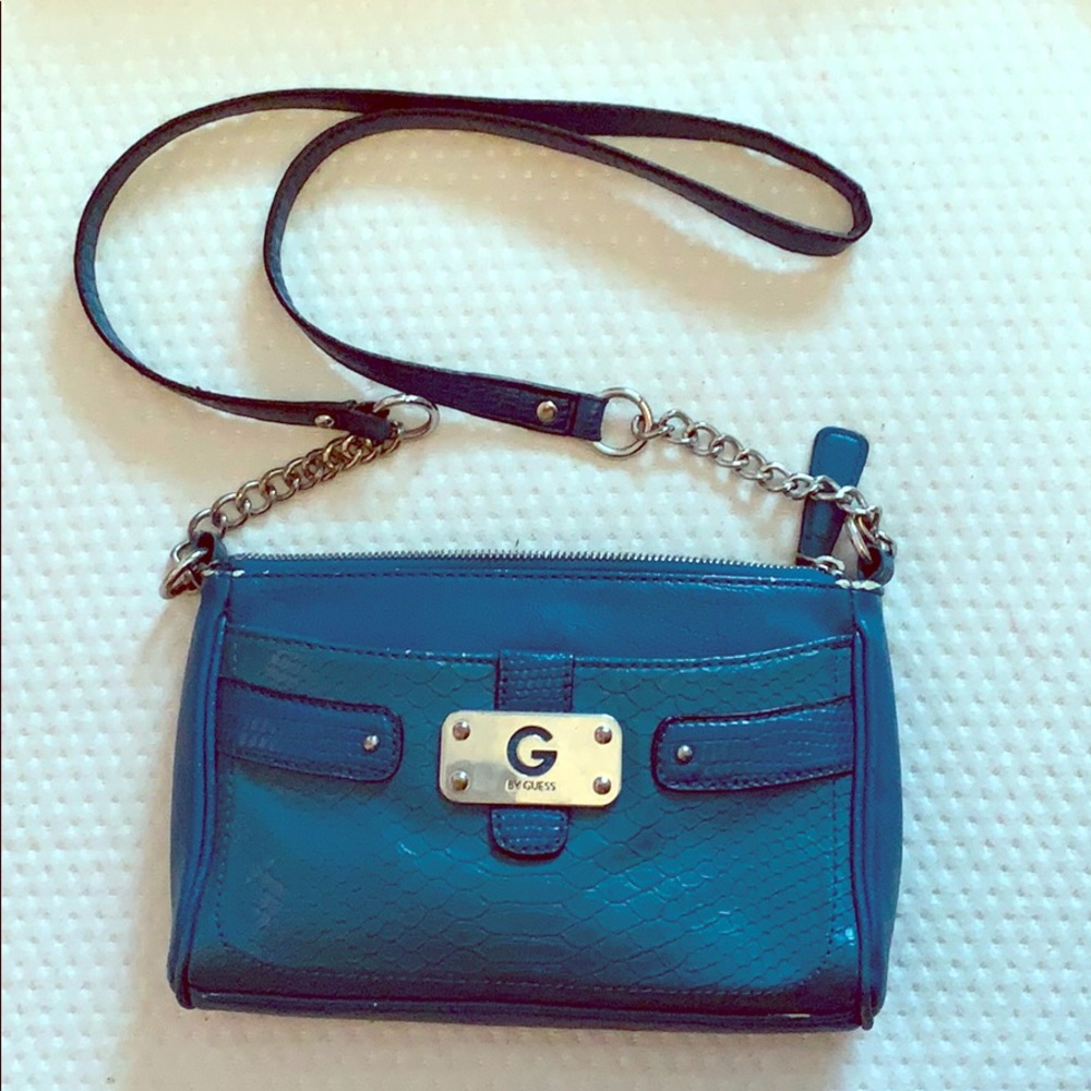 Blue crossbody bag
